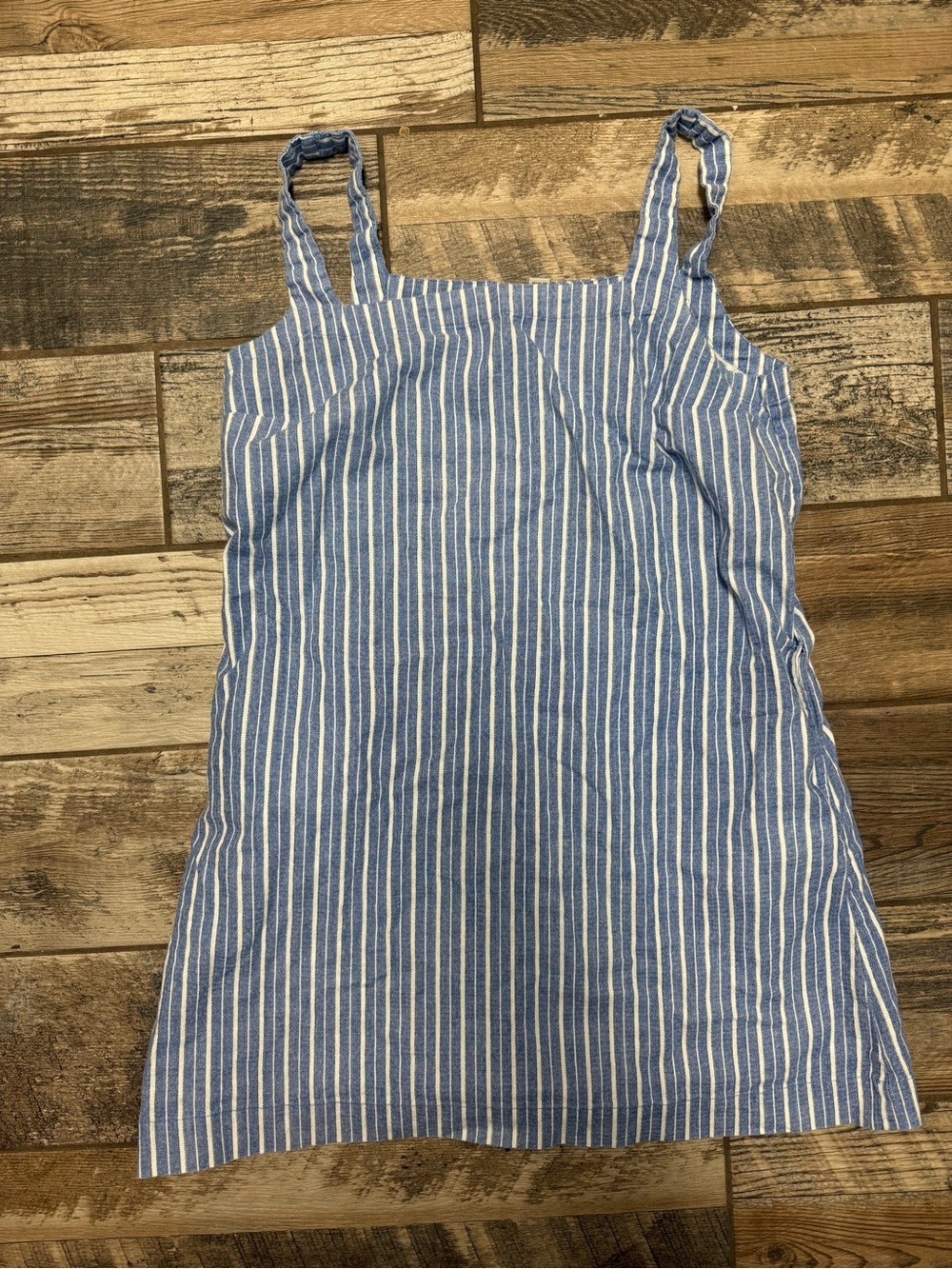 a new day Blue and White Striped Tank Dress
